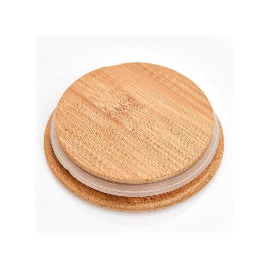Bamboo STRIPES keraminis indelis su bambukiniu dangteliu, 900 ml, ZELLER – 3