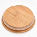 Bamboo STRIPES keraminis indelis su bambukiniu dangteliu, 900 ml, ZELLER