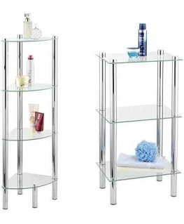 Kulmahylly kylpyhuoneeseen YAGO, lasi - 4 tasoa, WENKO
