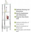 Corner shelf for the bathroom YAGO, glass - 4 levels, WENKO Corner shelf for the bathroom YAGO, glass - 4 levels, WENKO