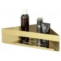 Corner wall shelf, stainless steel, Genova, WENKO Corner wall shelf, stainless steel, Genova, WENKO