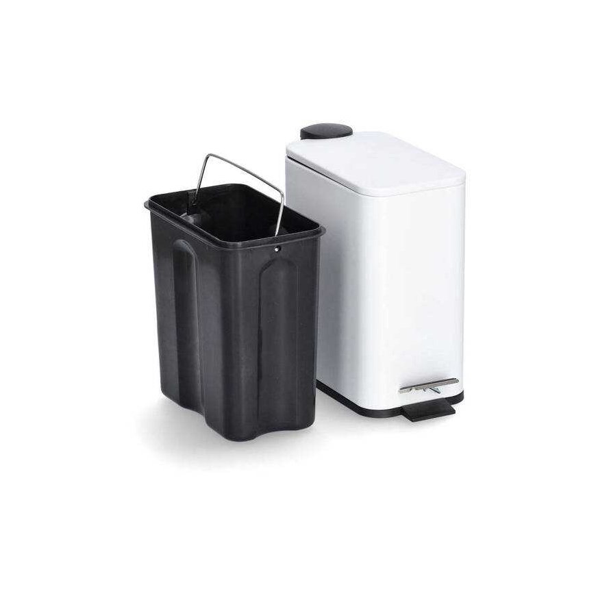 Zeller Bathroom waste bin with pedal, 5 liters – 2