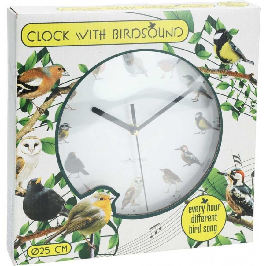 Excellent Housewere Wall Clock with Bird Sounds – 2