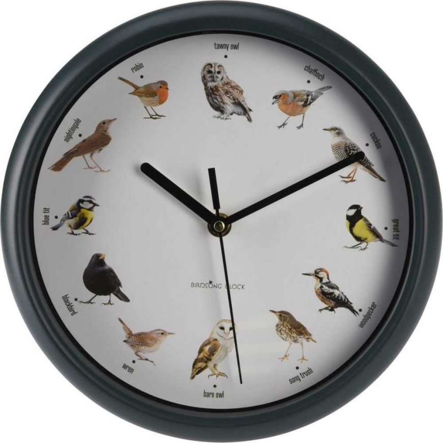 Excellent Housewere Wall Clock with Bird Sounds – 4