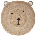 Atmosphera Jute rug in the shape of a teddy bear, Ø 100 cm Atmosphera Jute rug in the shape of a teddy bear, Ø 100 cm