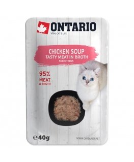 Canned food for kittens - Ontario Soup Kitten Chicken, Carrot wi