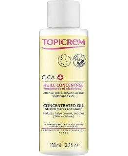 Koncentruotas aliejus nuo strijų ir randų Topicrem CICA oil scars and stretch marks, 100 ml