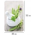 PIECES Glass plates HERB GARDEN for stove - 2 pcs, WENKO