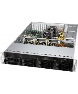 Supermicro CSE-LA25TQC-R609LP tietokonekotelo Teline musta 600 W