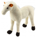Lean Toys Plush Horse Plush Toy Mascot Cuddly Toy White 40cm x 37cm Lean Toys Plush Horse Plush Toy Mascot Cuddly Toy White 40cm x 37cm