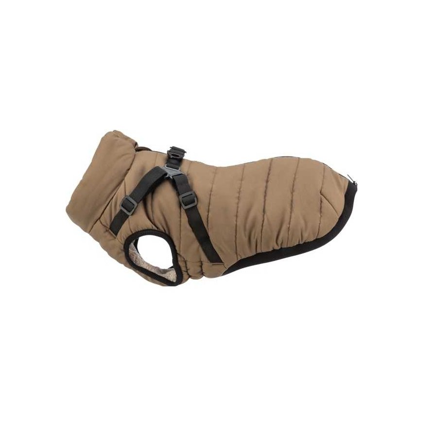 Trixie Pirou winter harness coat, XS: 30 cm, sand