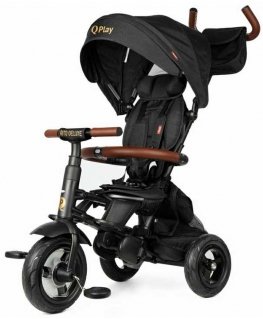 Qplay Tricycle Rito Deluxe rubber black