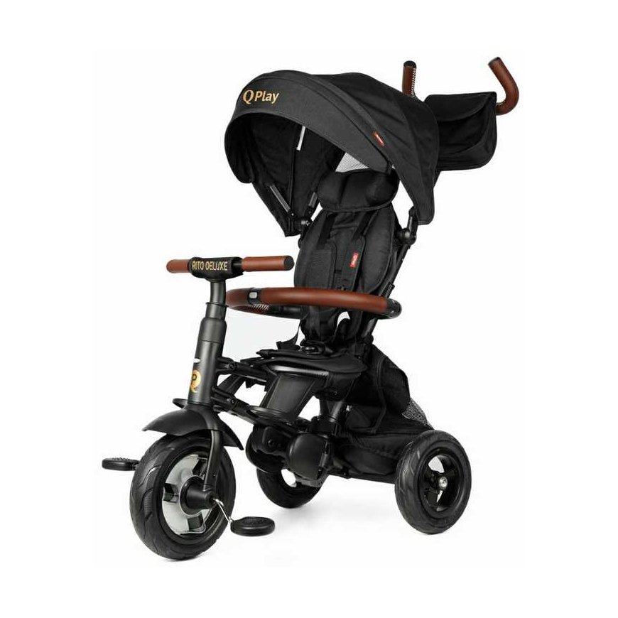 Qplay Tricycle Rito Deluxe rubber black