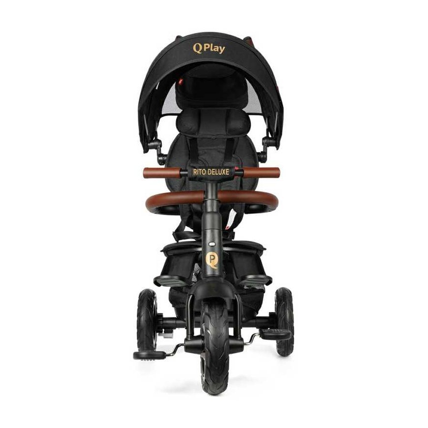 Qplay Tricycle Rito Deluxe rubber black – 2