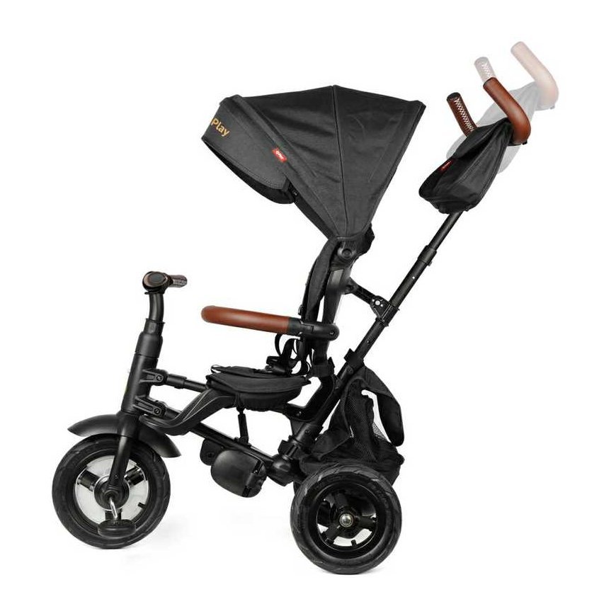 Qplay Tricycle Rito Deluxe rubber black – 3