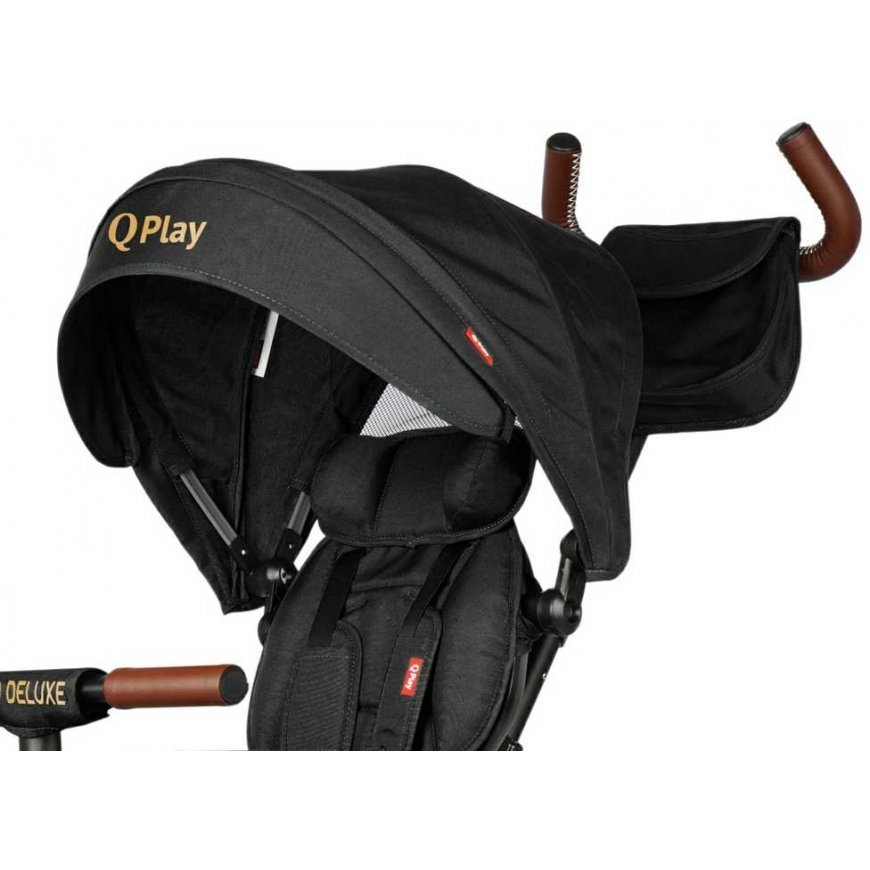 Qplay Tricycle Rito Deluxe rubber black – 5