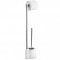 Wenko Toilet paper holder with container and brush, 66.5 cm high