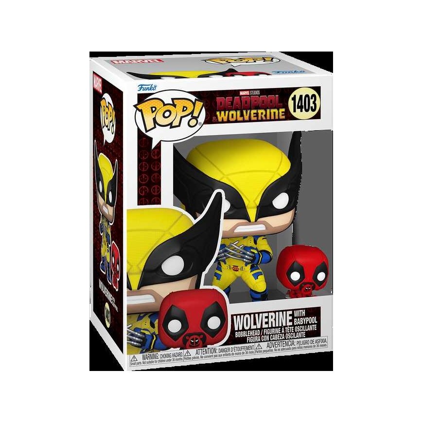 FUNKO POP! Vinyl Figure: Marvel: Deadpool & Wolverine - Wolverine w/ Babypool – 3