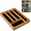 Bamboo Cutlery Organizer, 5 compartments, bamboo filling Bamboo Cutlery Organizer, 5 compartments, bamboo filling