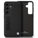 Case BMW Leather Big Wordmark for Samsung Galaxy S25+ black Case BMW Leather Big Wordmark for Samsung Galaxy S25+ black