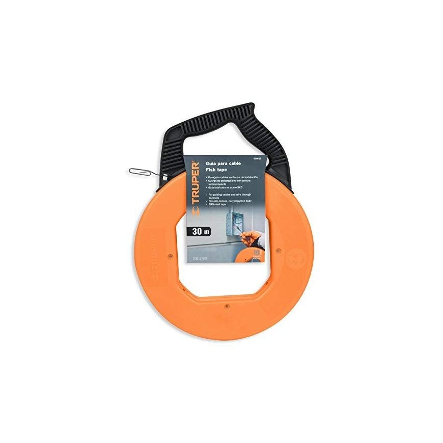 Cable push rope in drum, steel 30m Truper® – 3