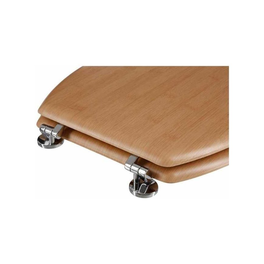 Bambu MDF wc-istuin, bambuefekti, universaali – 2