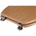 Bamboo MDF toilet seat, bamboo effect, universal Bamboo MDF toilet seat, bamboo effect, universal
