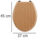 Bambu MDF wc-istuin, bambuefekti, universaali Bambu MDF wc-istuin, bambuefekti, universaali
