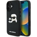 Karl Lagerfeld HC 3D Rubber Double Heads Case for iPhone 16 black Karl Lagerfeld HC 3D Rubber Double Heads Case for iPhone 16 black