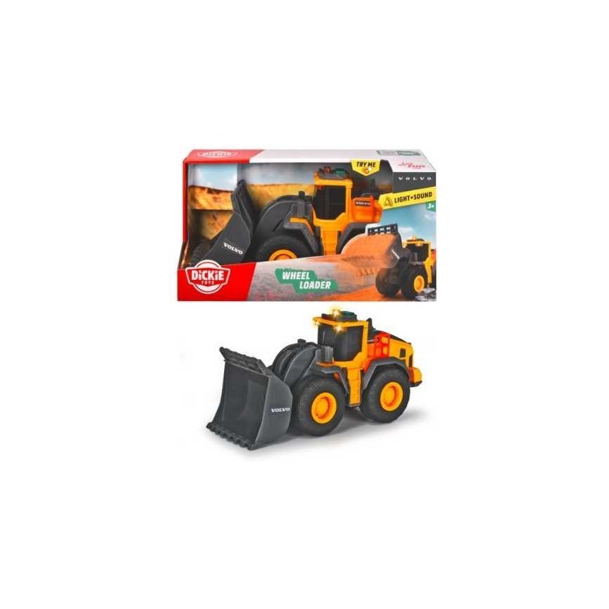 Dickie Toy Bulldozer with Lights and Sounds, Yellow