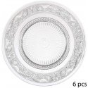 PIECES Tableware for 6 people, crystal pattern, 18 pcs. PIECES Tableware for 6 people, crystal pattern, 18 pcs.