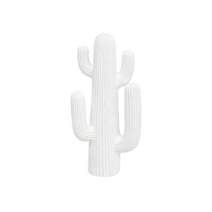 Decorative figurine cactus white RODRIGO, 38 cm