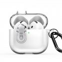 Apple AirPods 4 PECL Series PC+TPU Cover with Hook Clear Apple AirPods 4 PECL Series PC+TPU Cover with Hook Clear