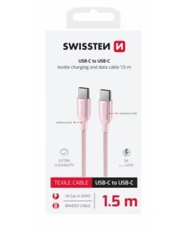 Swissten Textile II USB-C - USB-C Data and Charching Cable 1.5m