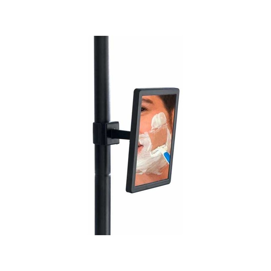 Kulmasuihkuhyllyt mustat, korkealaatuiset isot hyllyt, alumiinia, Weko, korkeus 70-260 cm – 2