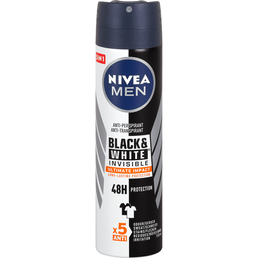 Men Invisible Black & White Ultimate Impact - Antiperspirant spr – 2