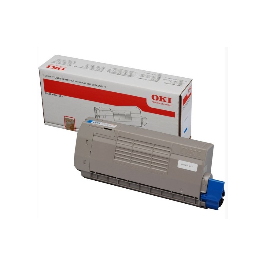OKI Cyan Toner Cartridge värikasetti Alkuperäinen Syaani