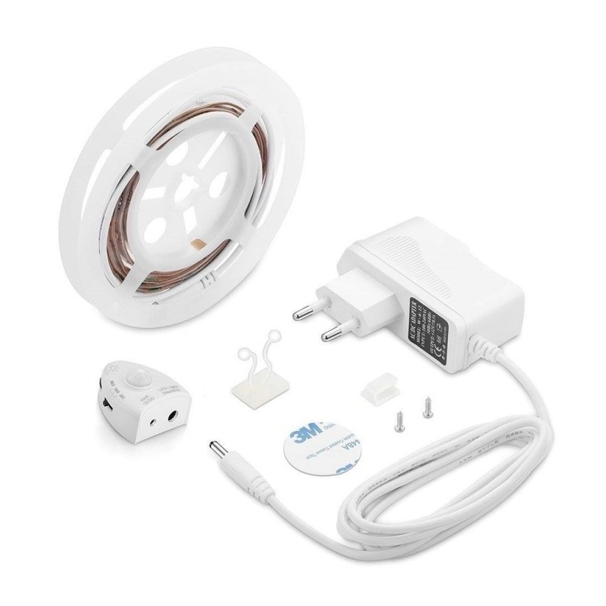 V-TAC LED naktinio apšvietimo judesio jutiklis, viengulė lova VT-8067 4000K 260lm 3 metų garantija – 2