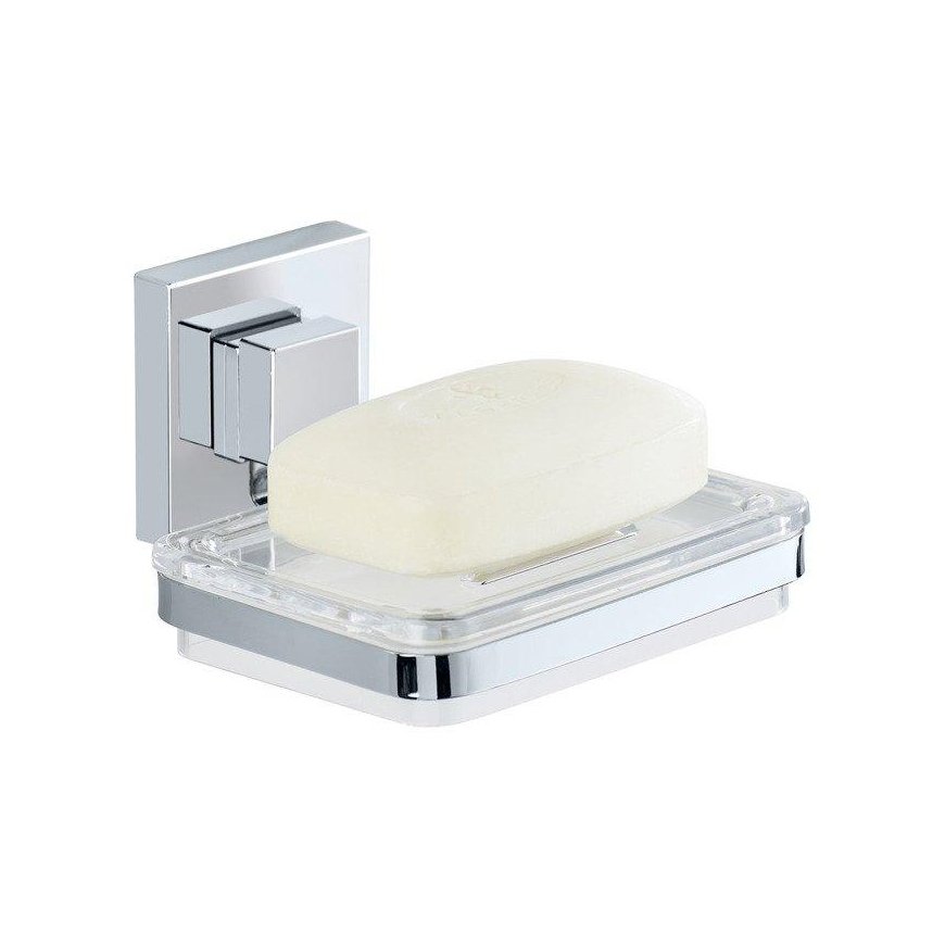 WENKO Vacuum-Loc soap holder Quadro fixing