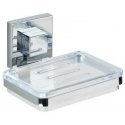 Vacuum-Loc soap holder Quadro fixing without drilling, WENKO Vacuum-Loc soap holder Quadro fixing without drilling, WENKO