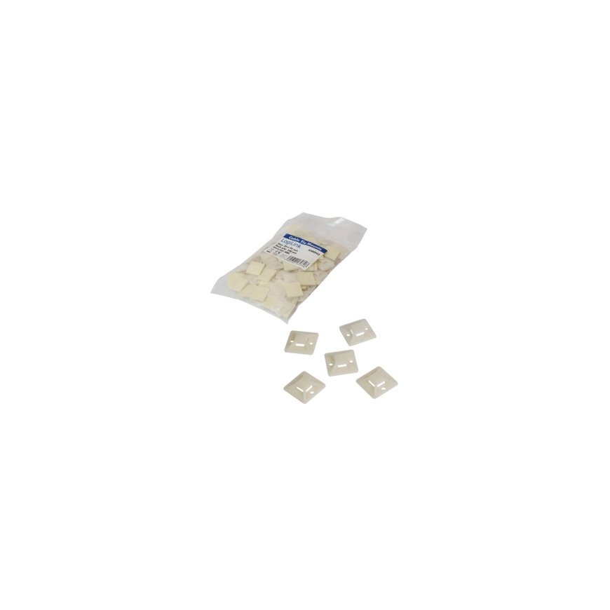 LogiLink KAB0042 kabeļa saites stiprinājums Bēšs ABS sintētika 100 pcs – 3