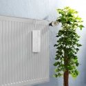 Radiator humidifier, ceramic, white flowers, WENKO