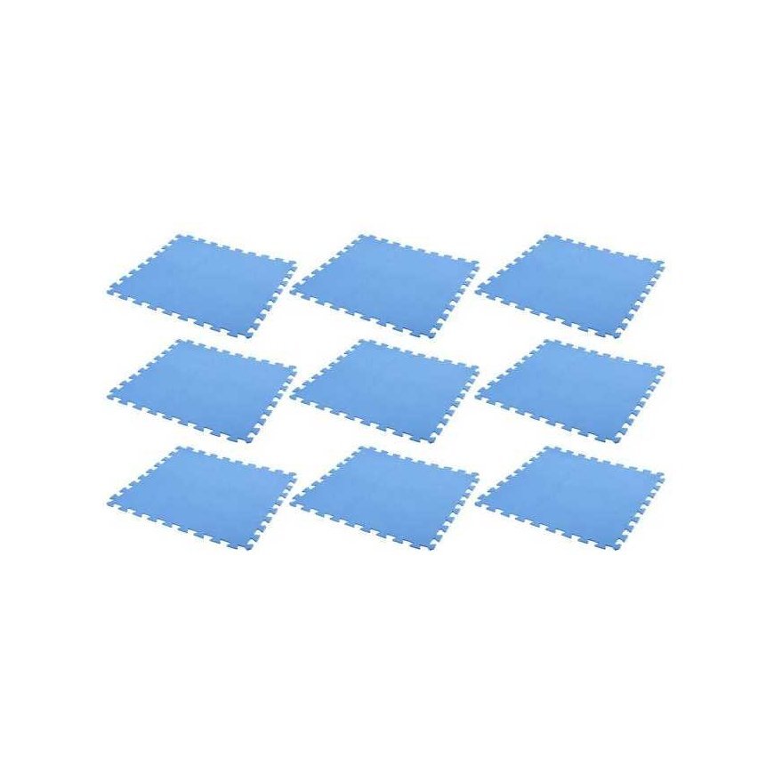 KOOPMAN Foam puzzle mat, EVA, 9 pieces, blue – 2