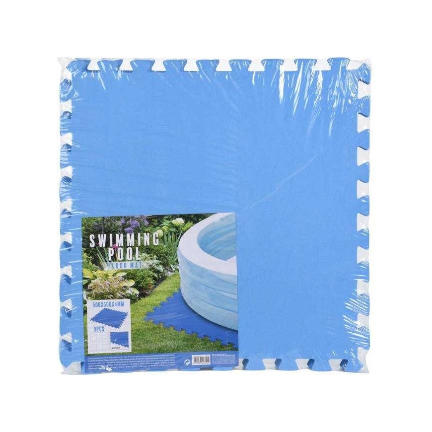 KOOPMAN Mata piankowa puzzle, EVA, 9 dalys, mėlyna – 3