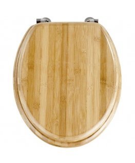 Cersanit Bamboo wc-istuin, ruskea, vaneri, WENKO