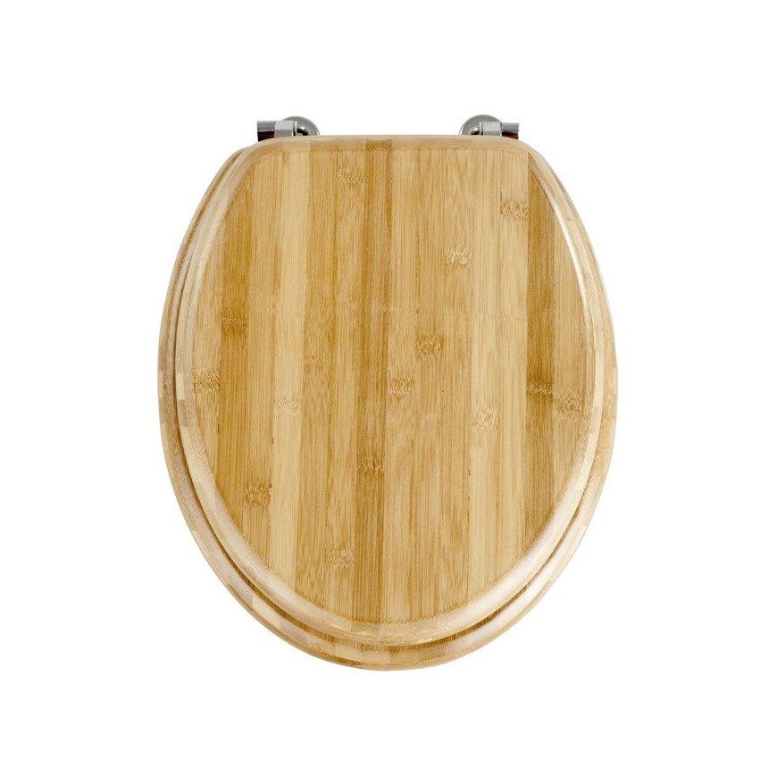 Cersanit Bamboo wc-istuin, ruskea, vaneri, WENKO