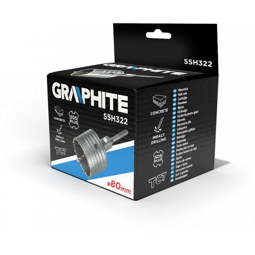 Graphite 80 mm Widia Hole Saw