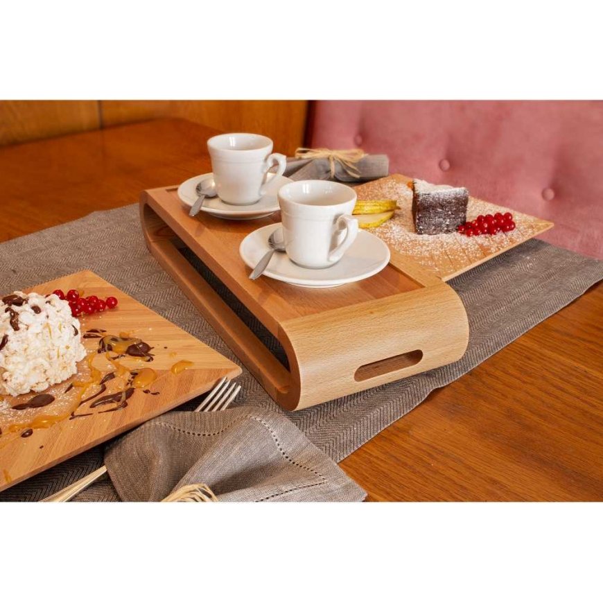 Artelegno vasd two-sided beech wood tray - 37 cm – 2