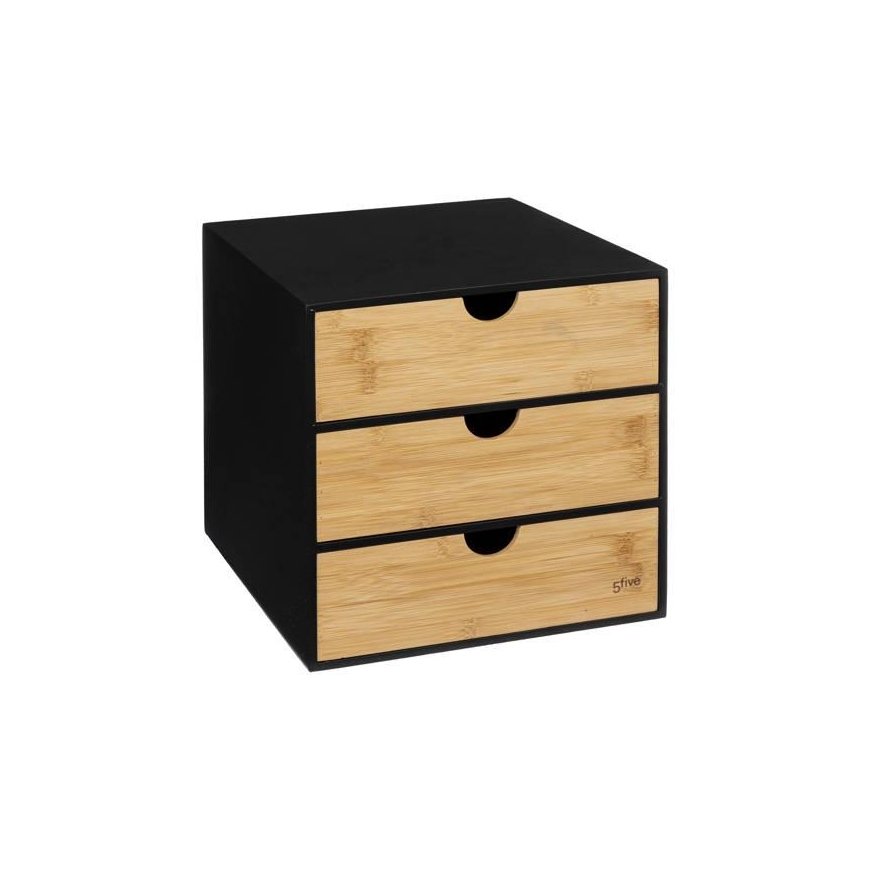 Bamboo BAVA smulkmena, bambukas, 3 stalčiai