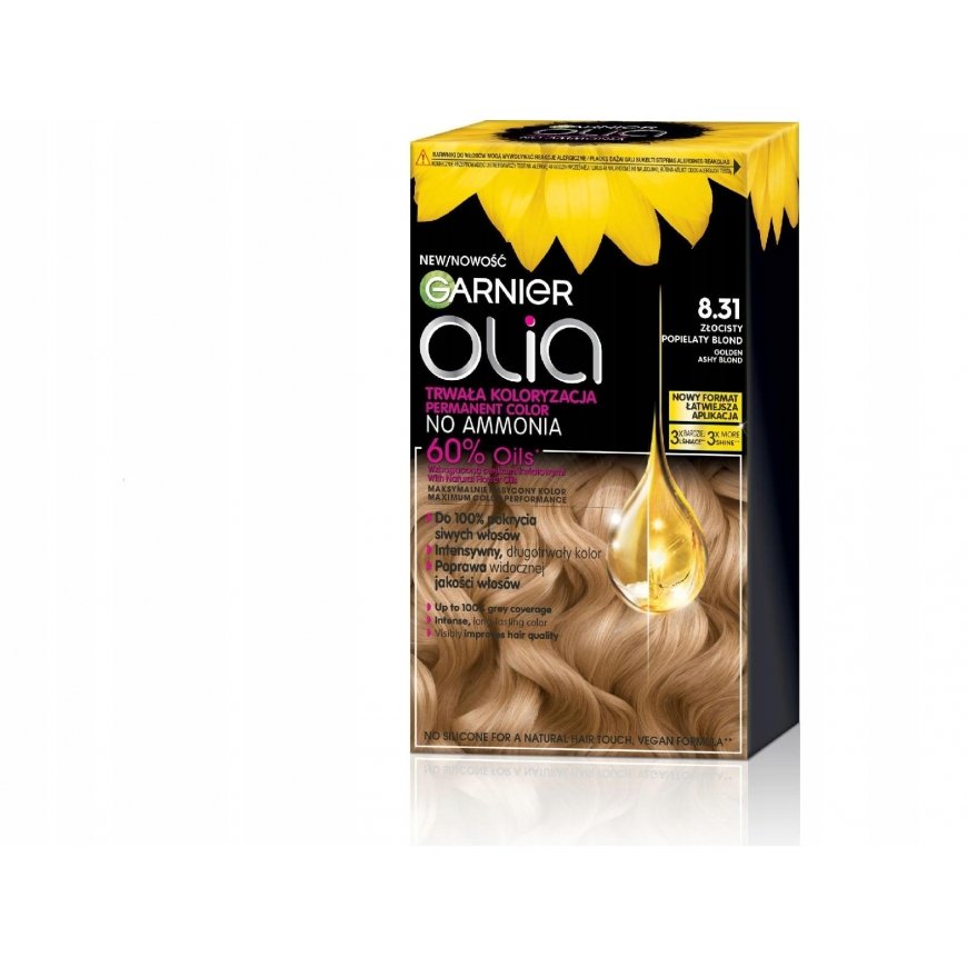 GARNIER_Olia farba do włosów 8.31 Golden Ashy Blonde – 2